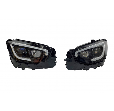 Kit De Carrocería Mercedes GLC X253 COUPE 2016-2019 Look 2020 GLC63 Plástico ABS