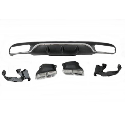 Kit De Carrocería Mercedes W213 4p / SW 2016-2019 look AMG E63 ABS Plástico ABS