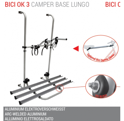Portabicicletas Fabbri Bici Ok 3 Bicis Camper Base Larga