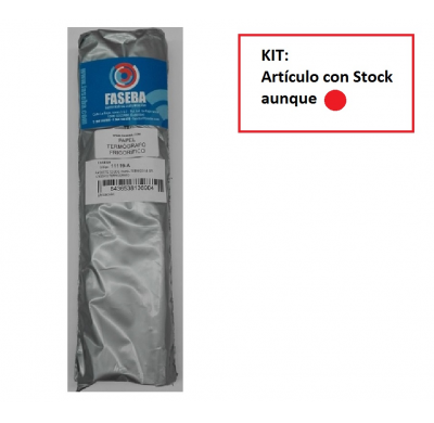 Paquete 10 Uds. Papel Termico 58 Gr. 57x35x13 Termografo