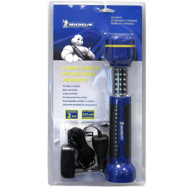 Lampara Leds Michelin Antorcha Retractil Imantada 127 + 41 Lumenes 10 Horas Autonomia
