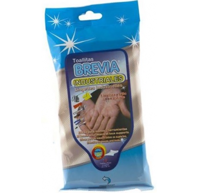 Toallita  Limpia Manos Industriales (Paquete 10 Unidades)