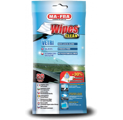 Toallitas Limpiacristales Mafra (20 Unidades)