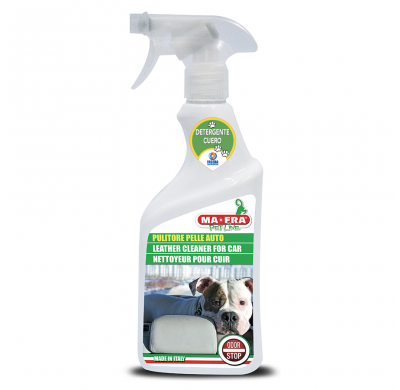 Detergente Para Asientos De Cuero Mafra Linea Mascotas 500 Ml