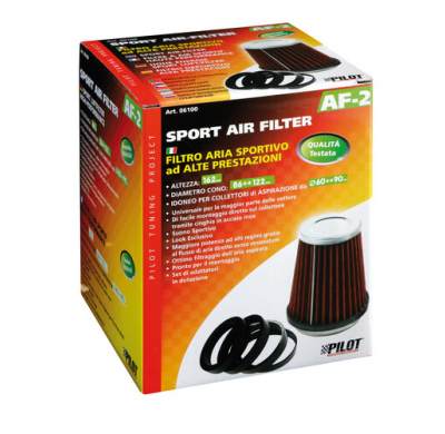 Filtro De Aire Conico 162x120 Conexion 60-90 Mm