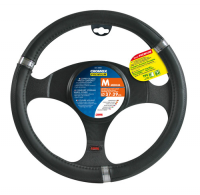 Funda Volante Cromox Premium Negra M 37-39 Cm