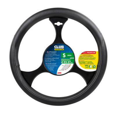 Funda Volante Club Premium Negro 35-37 Cm