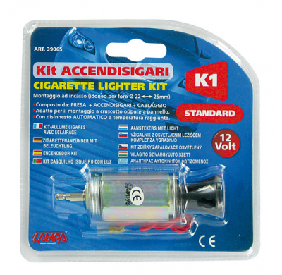 Kit Enchufe Mechero Standard K1 12v