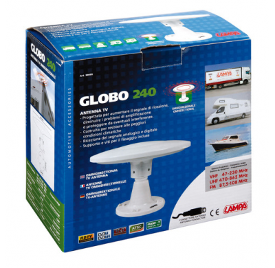 Antena Tv Globo Analógica Y Digital 24 Mm