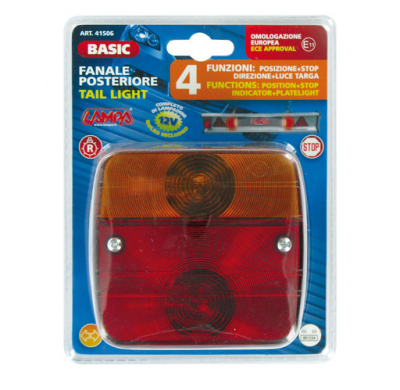 Luz Trasera Basic 4 Funciones Posicion+stop+indicador+matricula