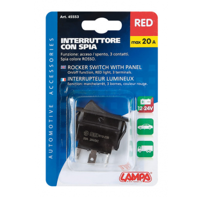 Interruptor Luminoso 12v 20a