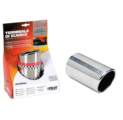 Tubo Escape Ts-16l Acero Inoxidable Diam.40-60mm