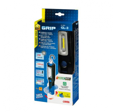 Linterna Led Gl3 Recargable 12/24/230v