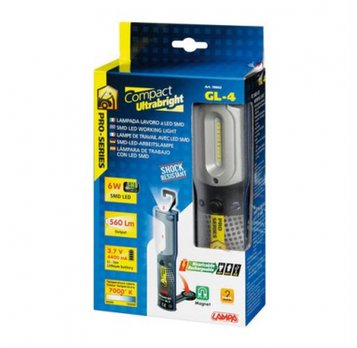 Linterna Led Gl4  Recargable 12/24/230v
