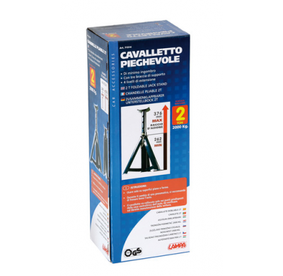 Soporte De Gato 2000 Kg Ajustable 4 Niveles Homologacion Gs-Tuv