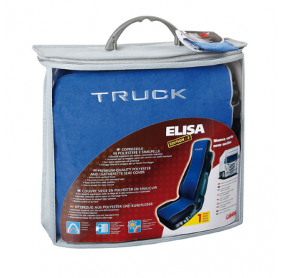 Funda De Asiento Elisa 2 Azul/Negro