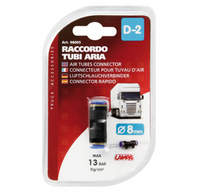 Conector Aire D-2 8 Mm
