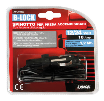 Enchufe Mechero B-Lock Con Funcion Bloqueo 12/24v 10a