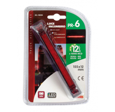 Luz Lateral 12 Led Rojo