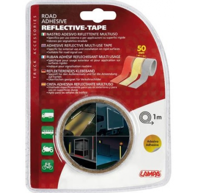 Cinta Reflectante Adhesiva Blanca  100x5 Cm                           