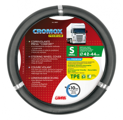 Funda De Volante Negra "Cromox" 42-44 Cm