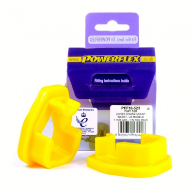 Powerflex Silentblock Lower Engine Mount Insert - US Models FIAT 500 (2007-)