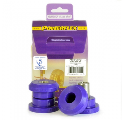 Powerflex Silentblock Rear Subframe Rear Bush 12mm AUDI 80, 90 Quattro inc Avant (1983-1992) S2 Coupe B3 (1991-1996)