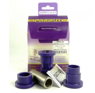 Powerflex Silentblock Front Anti Roll Bar To Track Control Arm ROVER Metro, MG & Turbo