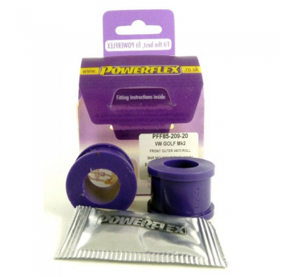 Powerflex Silentblock Front Anti Roll Bar Eye Bolt Bush 20mm VOLKSWAGEN Golf MK3 2WD (1992 - 1998)