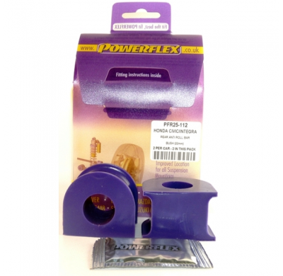 Powerflex Silentblock Rear barra estabilizadora 22mm HONDA Civic Hatch EG4, EG5 & EG6 (1992-1996) Civic Coupe EJ1 & EJ2 (1992-19
