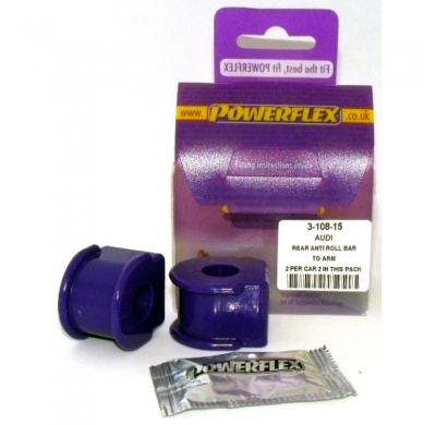 Powerflex Silentblock Rear Anti Roll Bar To Control Arm AUDI Coupe Quattro (1985-1996) Quattro (1980-1991) Quattro Sport (1984-1