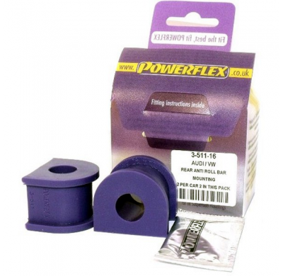 Powerflex Silentblock Rear Anti Roll Bar Mounting 16mm VOLKSWAGEN New Beetle & Cabrio 4Motion (1998-2011)