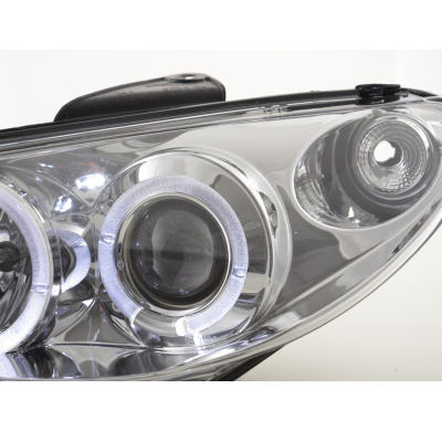 Faros Peugeot 206 Typ S16 99- Bj. 02-05 Chrom