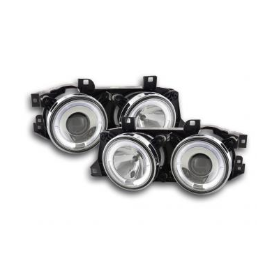 Faros Bmw 5er Typ E34 Bj. 88-94 Chrom