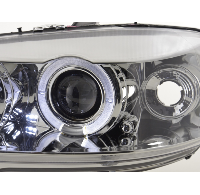 Faros Angel Eyes Opel Astra G 98-03 Cromado