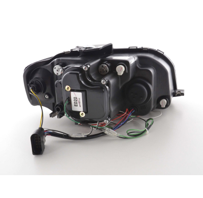 Faros Luz Diurna Con Led Lightbar Audi A3 8p/8pa 03-08 Negro