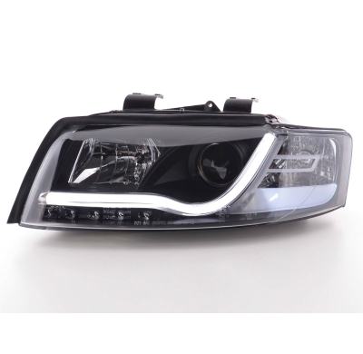 Faros Luz Diurna Con Led Lightbar Audi A4 B6 8e 01-04 Negro