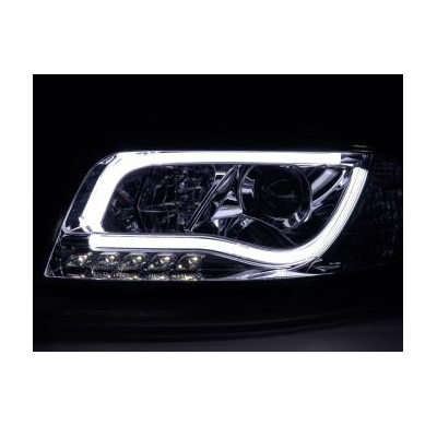 Faros Luz Diurna Set Audi A6 Typ 4B Bj. 01-04 chrom