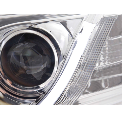 Faros Luz Diurna Con Led Lightbar Audi A6 4f 04-08 Cromado