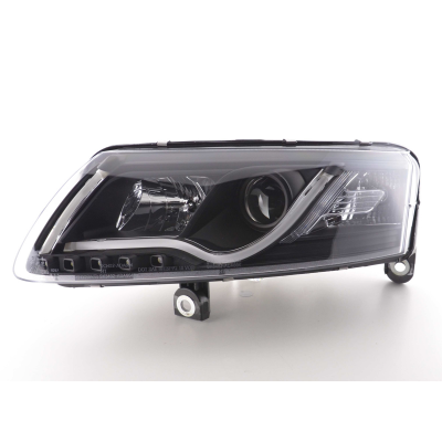 Faros Luz Diurna Para Xenon De Serielightbar Audi A6 4f 04-08 Negro