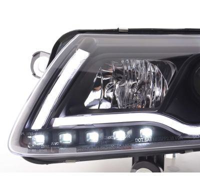 Faros Luz Diurna Para Xenon De Serielightbar Audi A6 4f 04-08 Negro