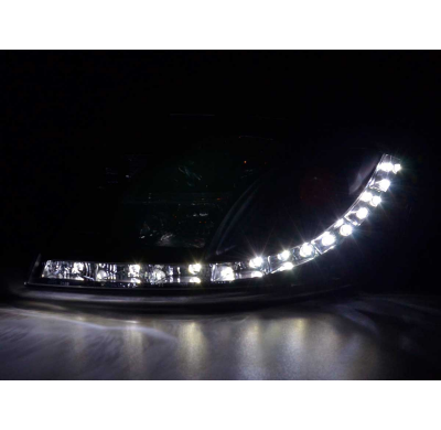 Faros Luz Diurna Audi Tt Typ 8n Bj. 99-06 Negro