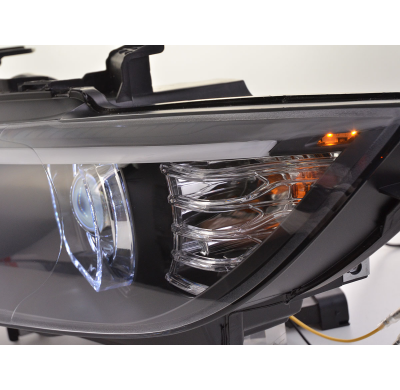 Faros Luz Diurna Para Xenon De Serie Led Daytime Running Light Con Afs Bmw Series 3 E92/E93 06-10 Negro