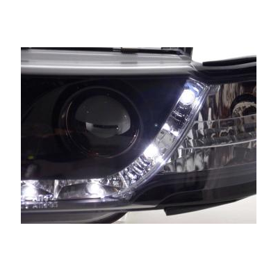 Faros Luz Diurna Opel Astra F Bj. 95-97 Negro