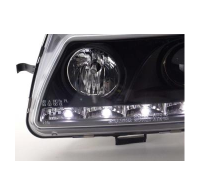 Faros Luz Diurna Opel Astra F Bj. 95-97 Negro