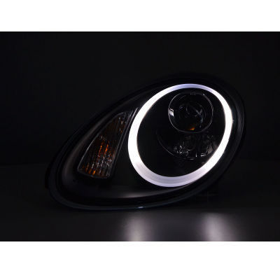 Faros Luz Diurna Porsche Boxster (987) 04-08 negro