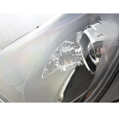 Faros Luz Diurna Porsche Cayenne 03-07 Negro