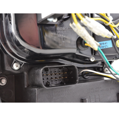 Faros Luz Diurna Porsche Cayenne 03-07 Negro