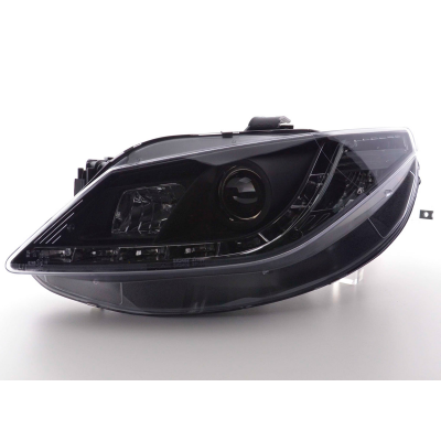 Faros Luz Diurna Seat Ibiza 6j 08-12 Negro