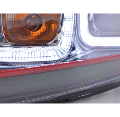 Faros Luz Diurna Vw Golf 6 08-12 Negro Gti-Look